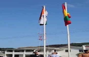 India's 78th Independence Day celebration at Tempe Playing Field, Grenada on 15 August, 2024.